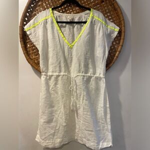 JCrew Linen Bathing Suit Cover Up
